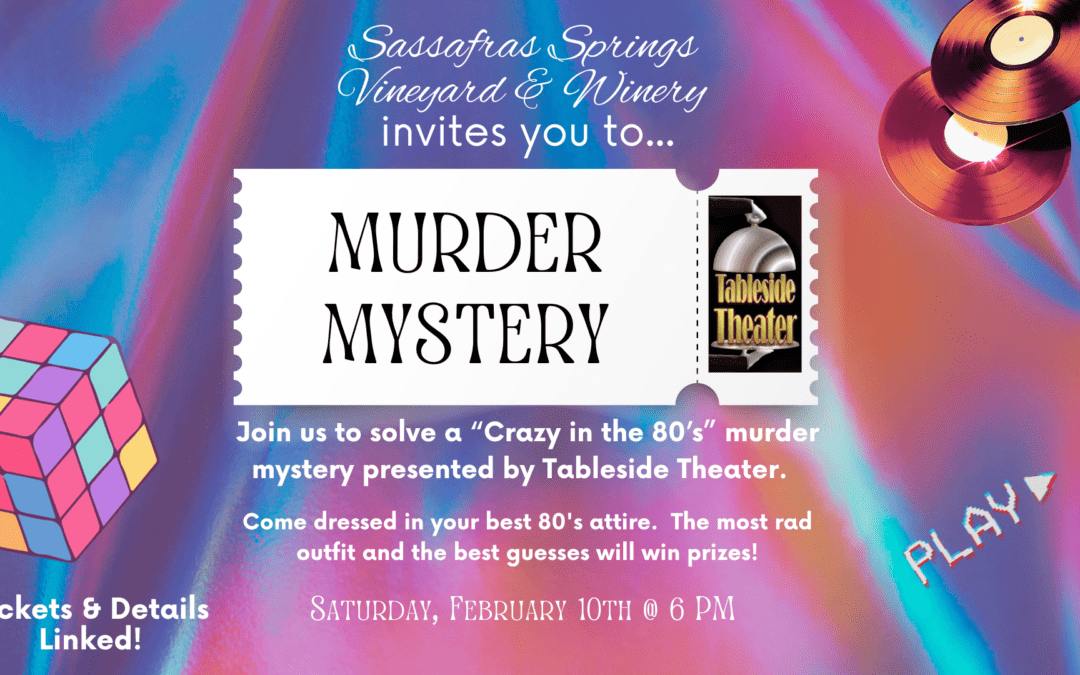 Crazy In The 80s Murder Mystery