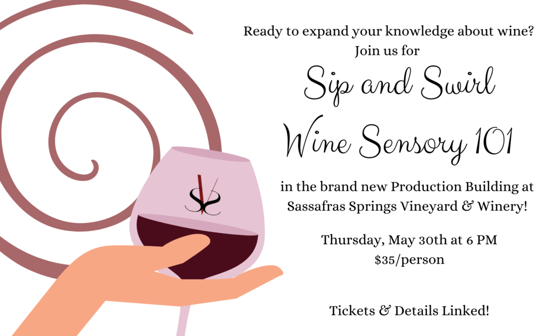 Sip & Swirl: Wine 101 Sensory Class
